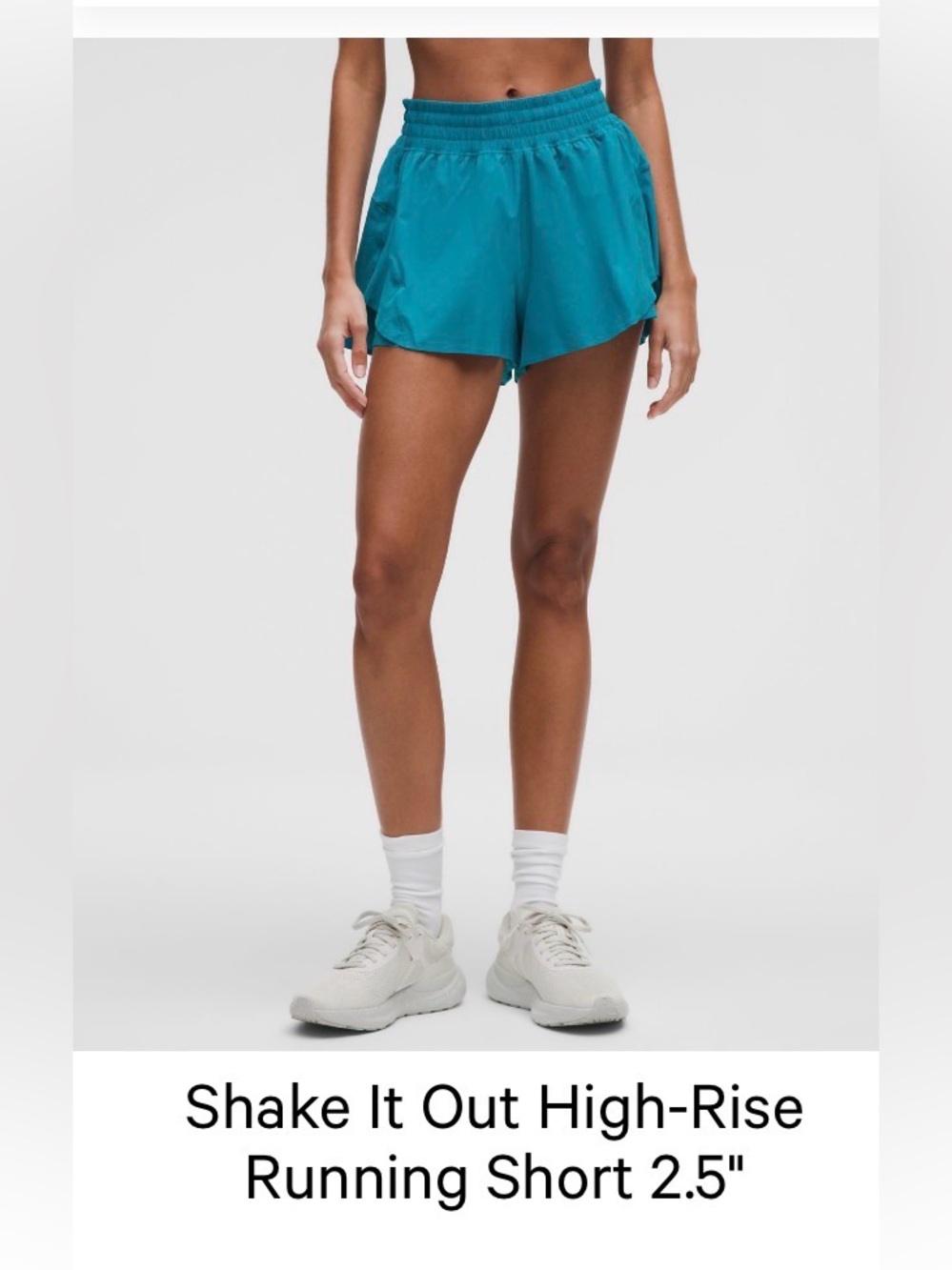 Lululemon Shake It Out High- Rise Short 2.5” Hawaiian Blue